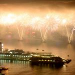 Hong Kong CNY Fireworks Harbour