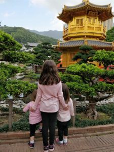 Vegetarian Hong Kong food tour with culture at Nan Lian Garden