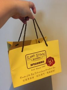 Macau Lord Stow egg tart