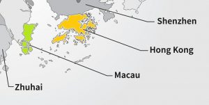 Hong Kong Macau map