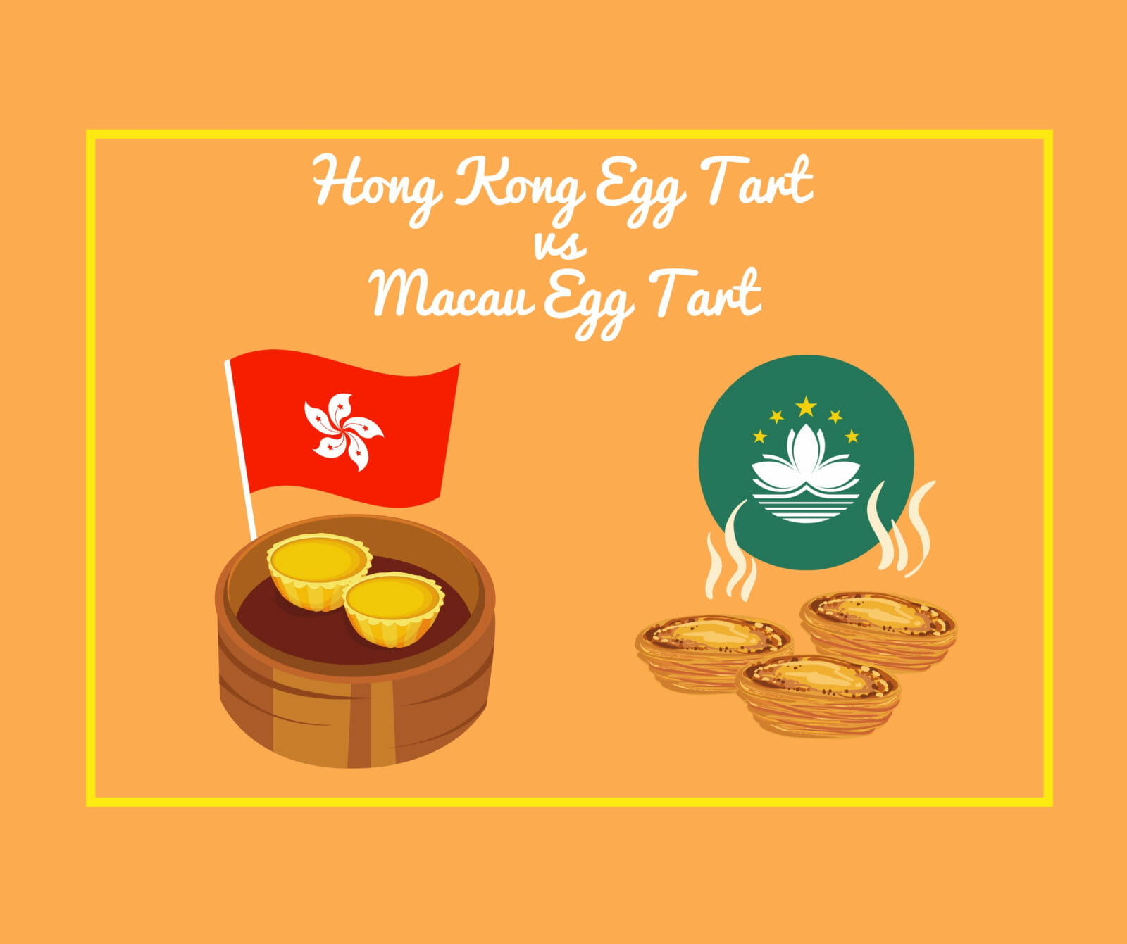 Hong Kong Egg Tart vs Macau Egg Tart