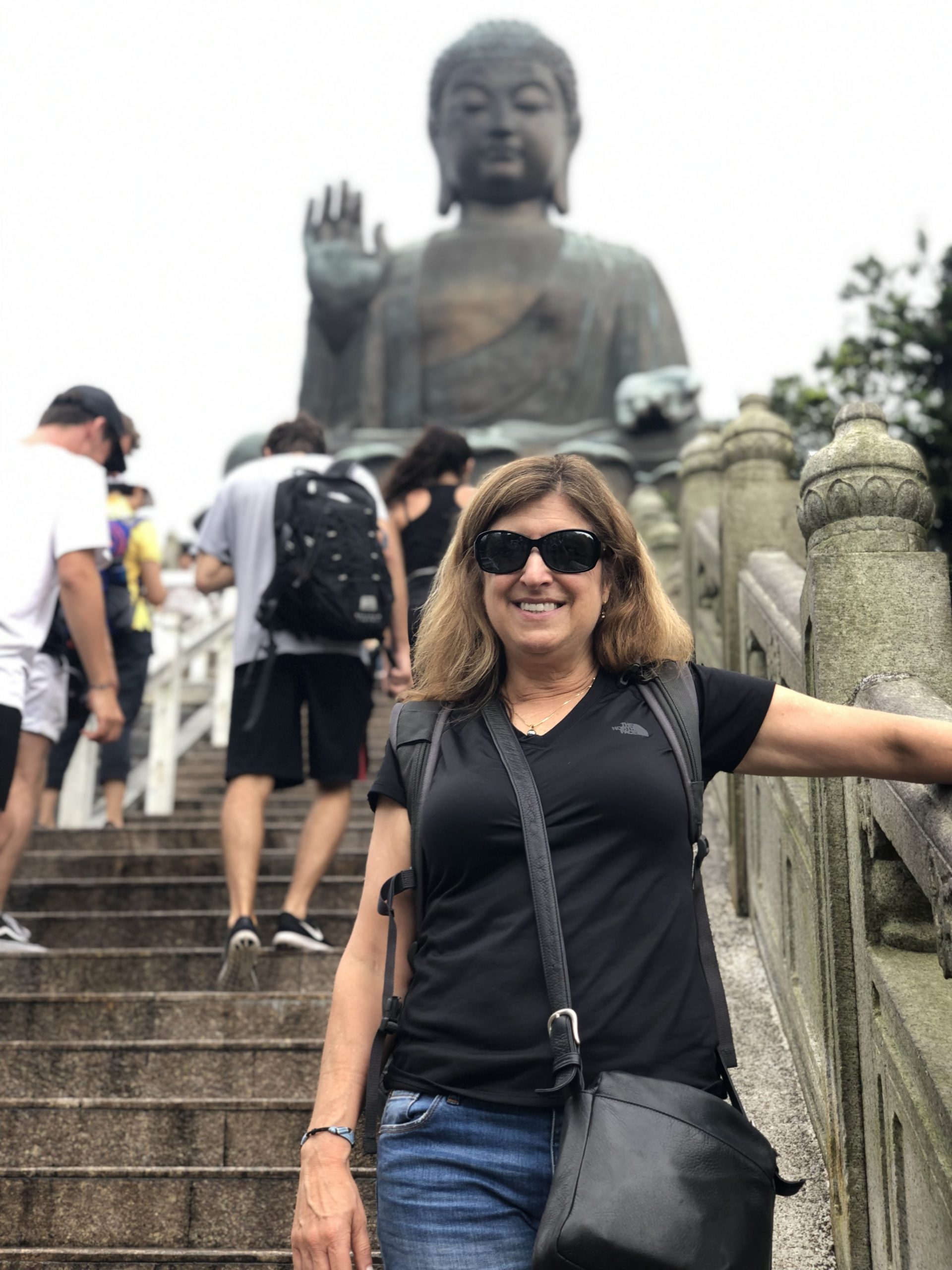 Big Buddha steps portrait