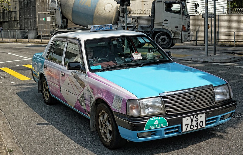 From Red to Blue: A Colourful Guide to taking a Hong Kong Taxi