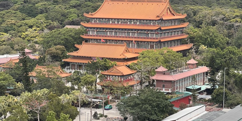 Po Lin Monastery from Big Buddha