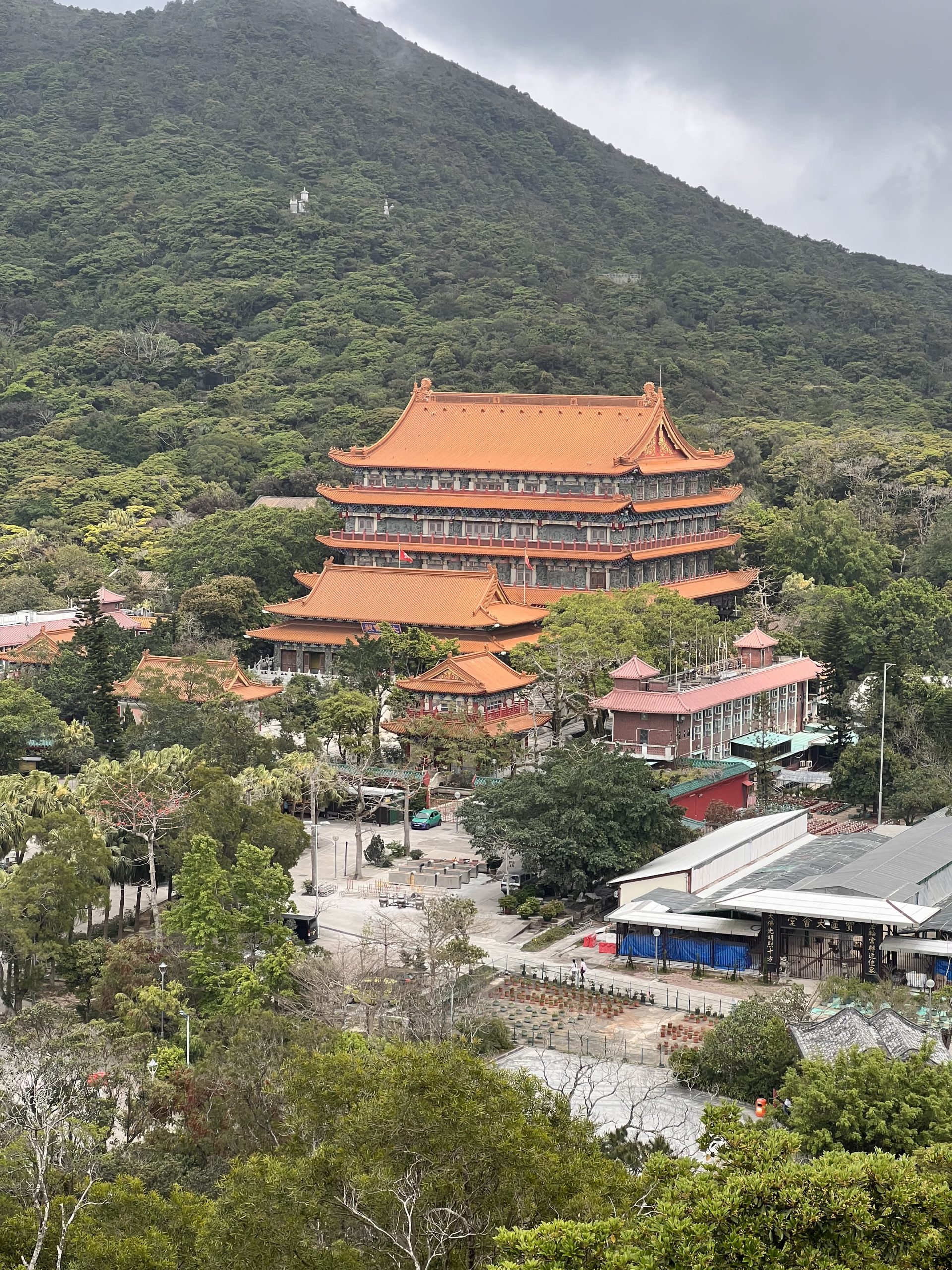 Po Lin Monastery from Big Buddha